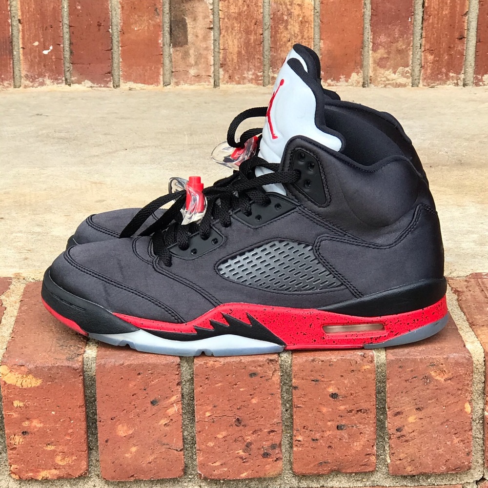 Air Jordan Retro 5 Satin Bred Sz 9 - Picture 2 of 12
